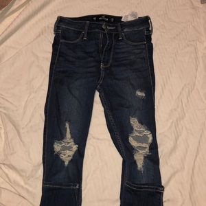 Hollister high rise crop jean leggings